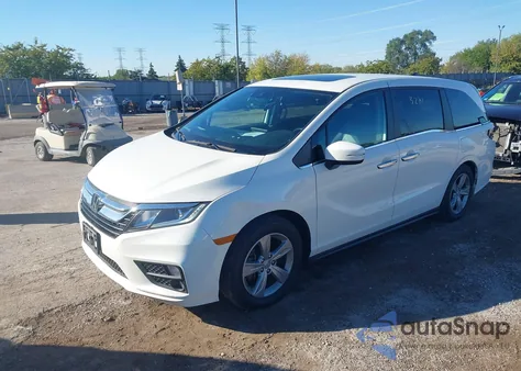 2019 Honda Odyssey Ex-L z USA, uszkodzony, nr VIN 5FNRL6H71KB114533